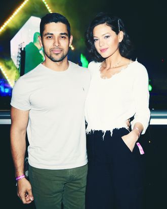 Wilmer Valderrama and Amanda Pacheco.