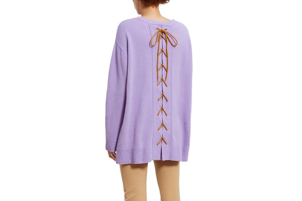 Opening Ceremony LACE-UP BACK SWEATER