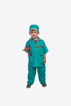 Brown Big Green Tree Outfit Party Unisex Costume Child Kids Size 2-7Year 