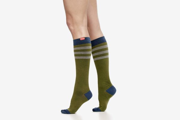 VIM & VIGR Women’s Compression Socks in Rugby Stripe