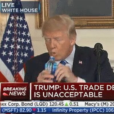 Mar-a-Lago Glass Water Bottle - Trump Store