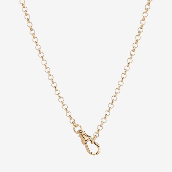 Aurate Gold Rolo Chain Necklace