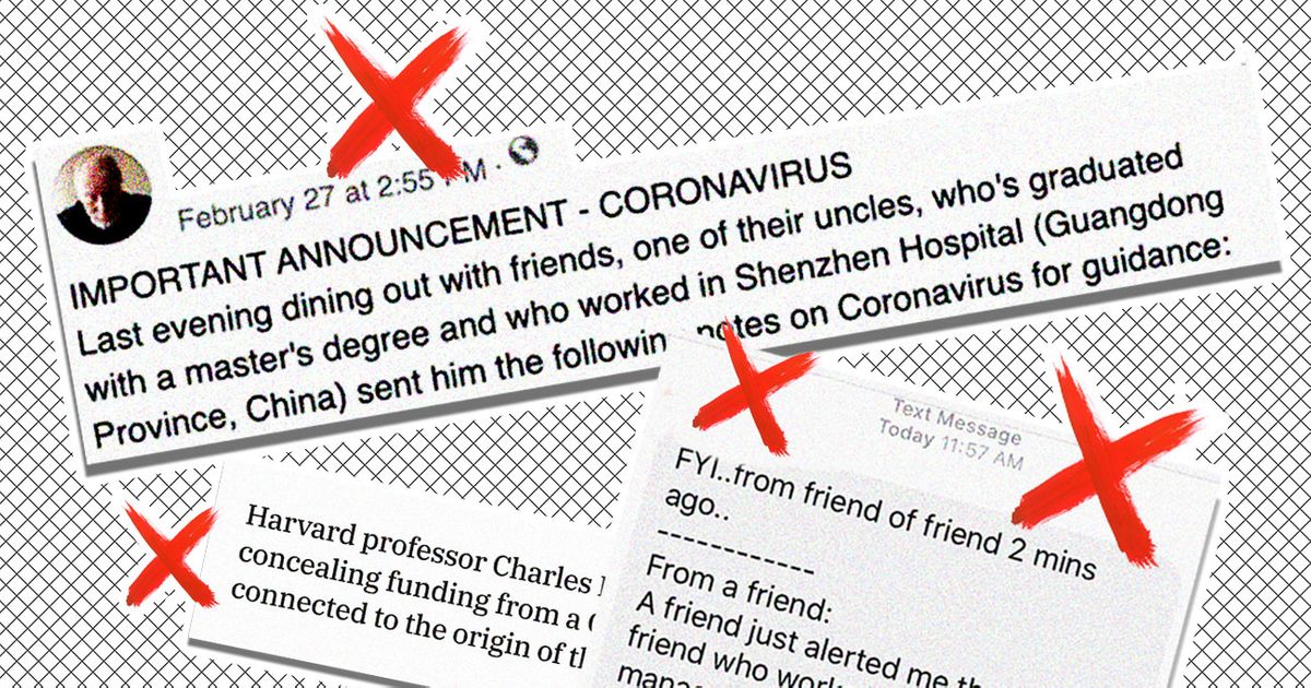 Don’t Spread Coronavirus Misinformation