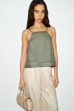 Reformation Dario Linen Top