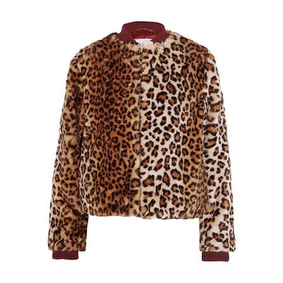 Treat Yourself With a Leopard-Print Bomber Jacket by Ganni