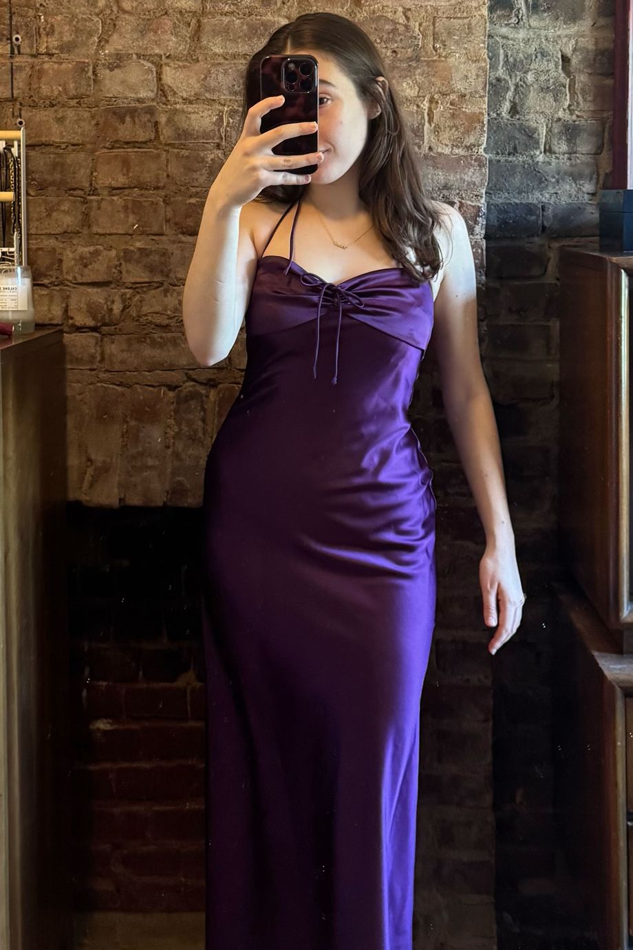 princess polly dark purple dress Princess Polly Soulina mesh ruffle edge plunge side slit maxi dress in purple