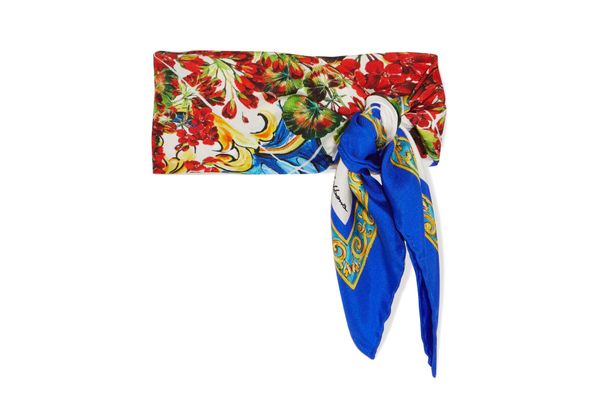 Dolce & Gabbana Printed Silk-Twill Scarf