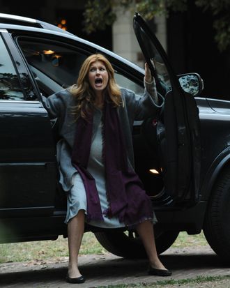 AMERICAN HORROR STORY: Episode 11: BIRTH (Airs December 14, 10:00 pm e/p). Pictured: Connie Britton. CR: Mike Ansell / FX