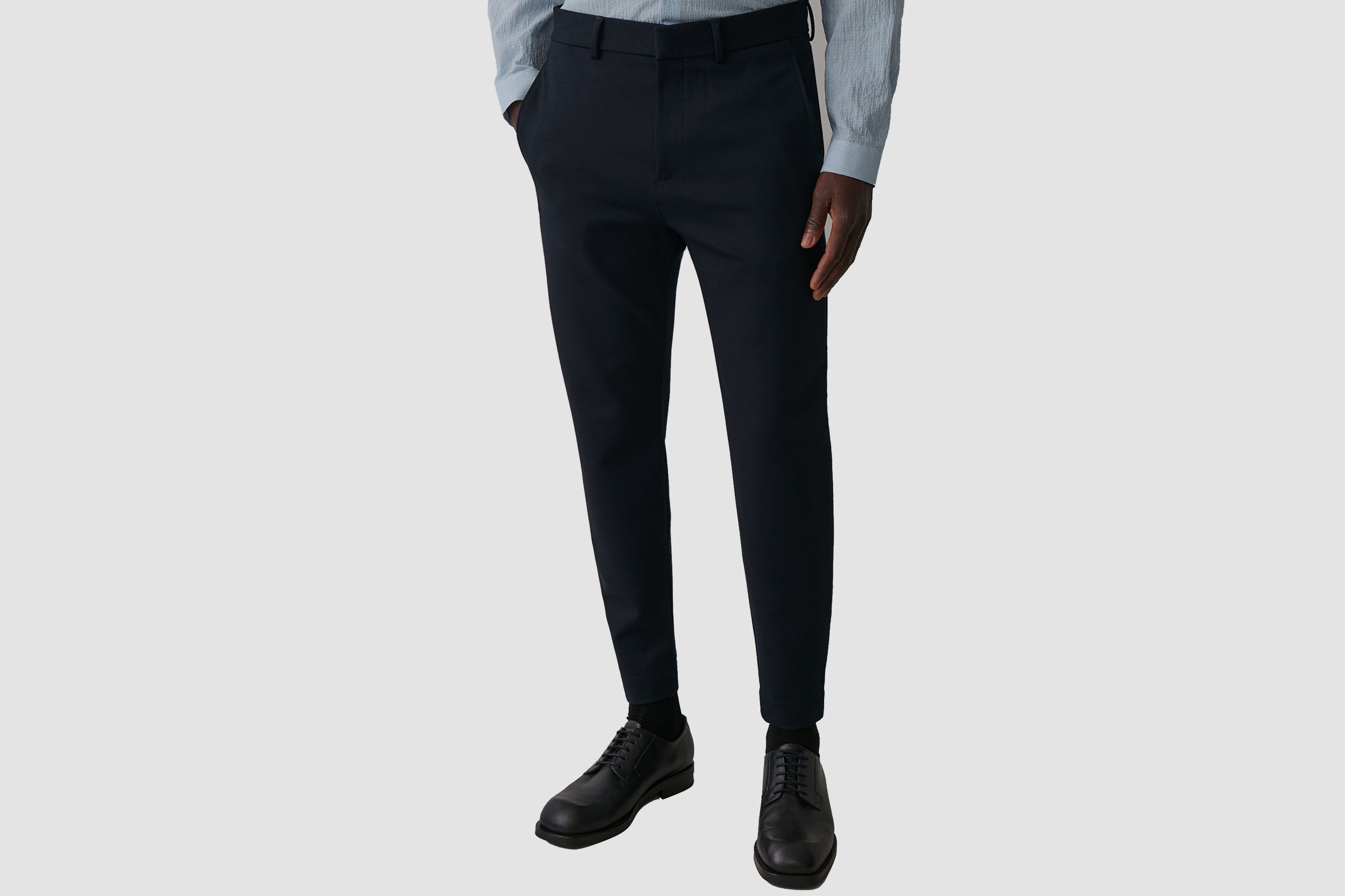 Abetteric Men Cozy Straight Leisure Oversize Business Solid Trousers Pants 1 33 