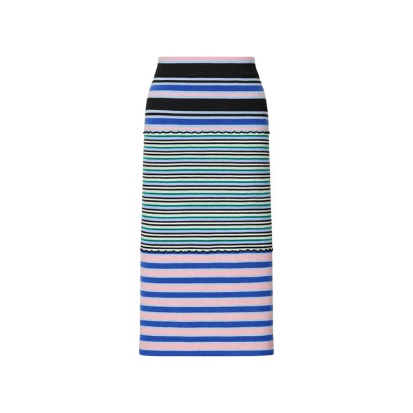 Uniqlo Merino-Blend Striped Knitted Skirt (Marni)