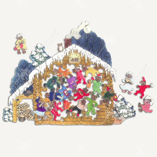 Stave Puzzles ‘Cabin Fever’ - 75 Pieces