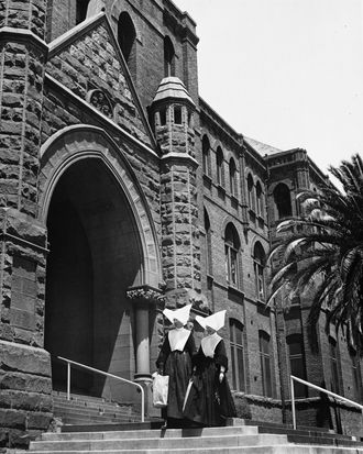 Sisters at an orphanage in 1968.