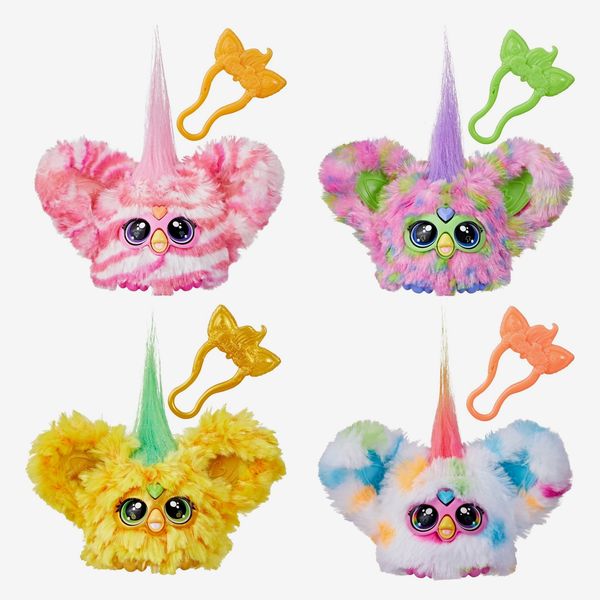 Furby Furblets 4-pack Mini Electronic Plush Toys, Stocking Stuffers for Kids 6 and up