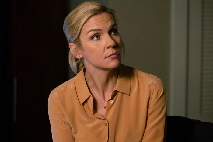 Rhea Seehorn as Kim.