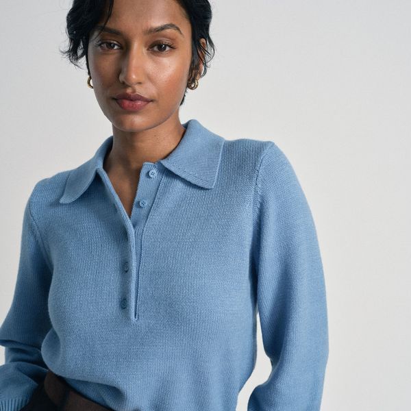 Universal Standard x Abisola Polo Sweater