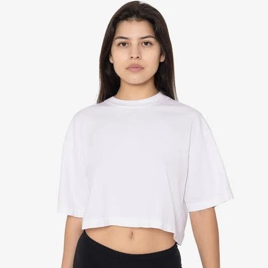 Los Angeles Apparel Oversized Crop Tee
