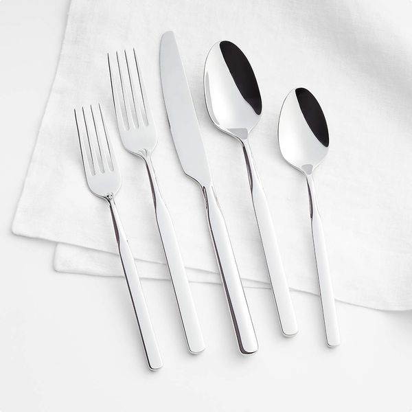 Crate & Barrel Mercer Mirror 5-Piece Place Setting