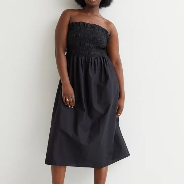 H&M Smocked-Bodice Dress