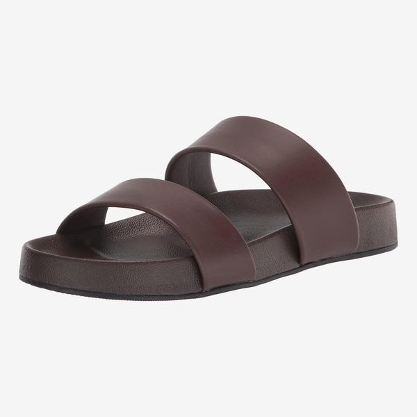 Amazon Essentials Women's Two Band Slide Sandal