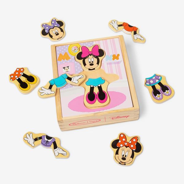 Melissa & Doug Disney Minnie Mouse Dress-Up Puzzle