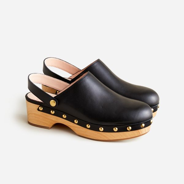 J.Crew Convertible Leather Clogs