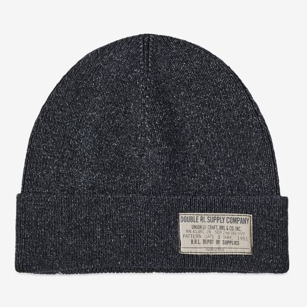 RRL Watch Cap - Black Indigo