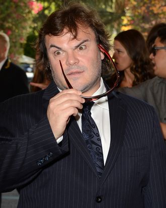 Actor Jack Black arrives at the Hollywood Foreign Press Association's 2012 Installation Luncheon held at the Beverly Hills Hotel on August 9, 2012 in Beverly Hills, California. 
