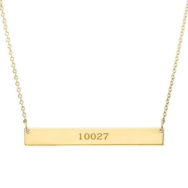 Tiny Tags Skinny Bar Necklace