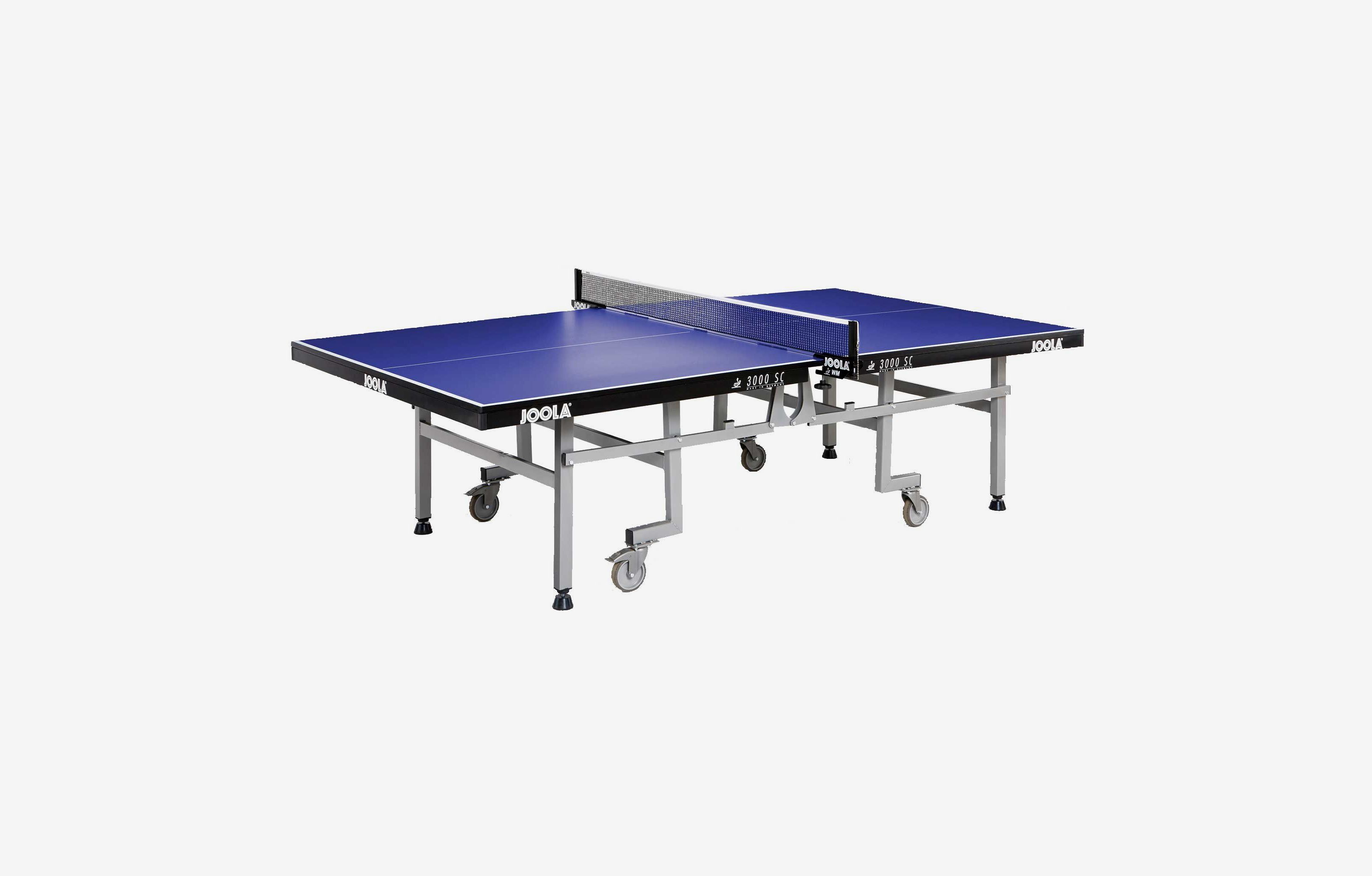 WIN.MAX Table de Ping Pong Pliable Tennis de Table Pliante 9 Pieds,  274x152x76cm, Cadre Métal en Forme U Stable Filet Réglable Bleu - Cdiscount  Sport