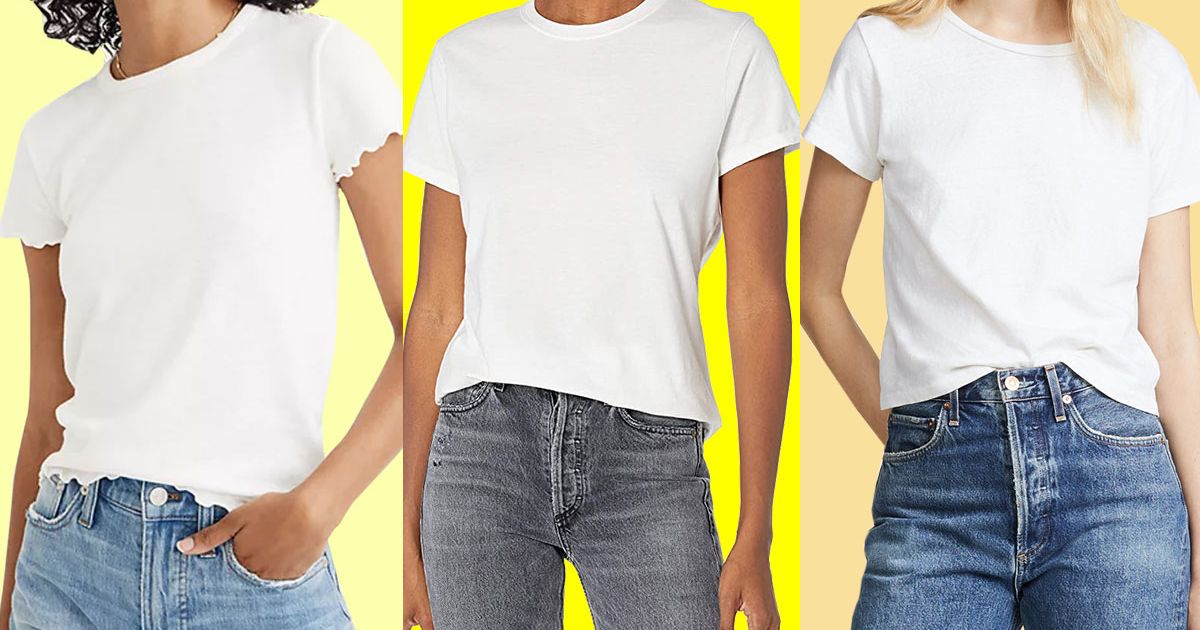 10 Fresh Ways To Wear A White T-Shirt