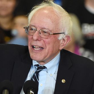 Democratic Presidential Candidate Bernie Sanders Campaigns In Las Vegas