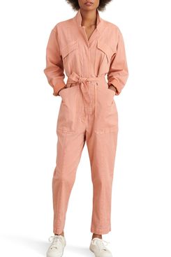 Alex Mill Expedition Twill Jumpsuit (City Pink)