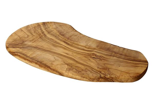 Naturally Med Olive Wood Cutting/Cheese Board, Large, 18” L