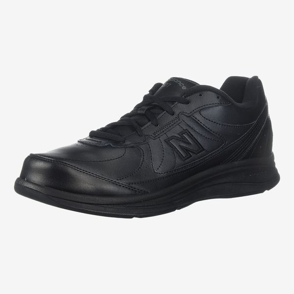 all black walking shoes