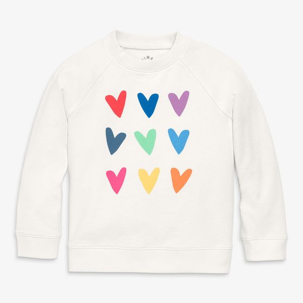 Primary Kids Rainbow Heart Sweatshirt