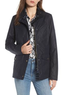 Barbour Sandsend Waxed Cotton Utility Jacket