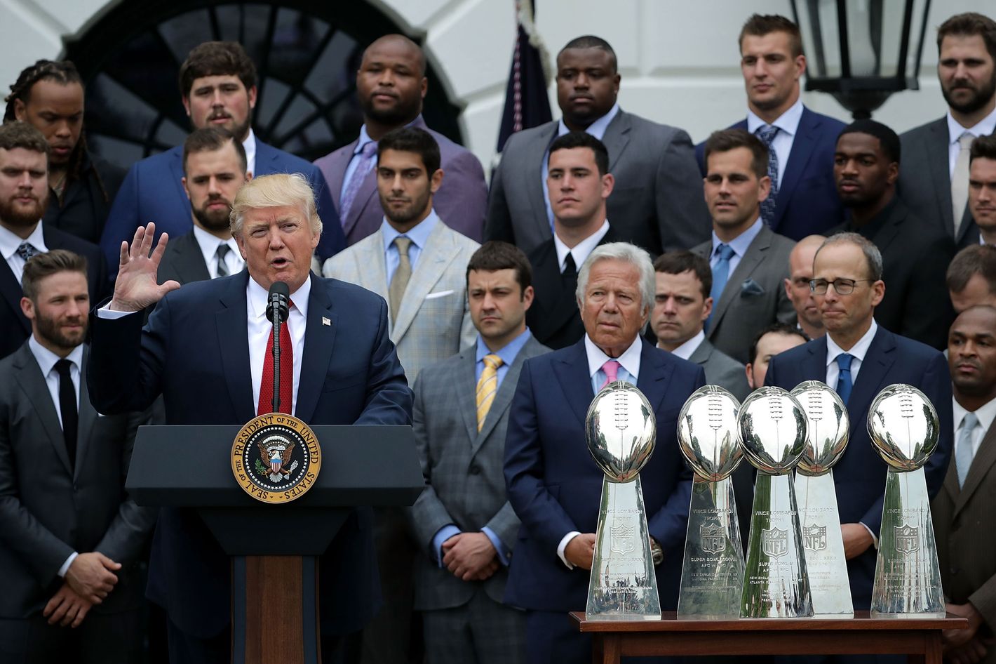 Tom Brady Pulls Out of Patriots' White House Ceremony, Trump Stays Mum on QB