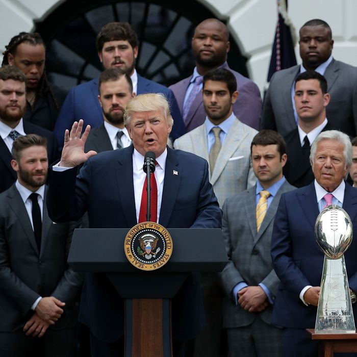 Tom Brady wasn't the only member of the New England Patriots to skip the  White House visit