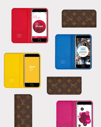 Apps and monogrammed cases from Louis Vuitton.