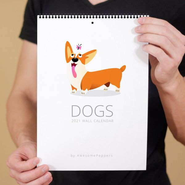 AwesomePeppers 2021 Dogs Calendar