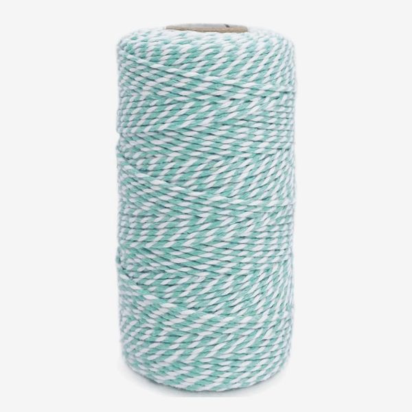 Leecogo Aqua Blue and White Twine