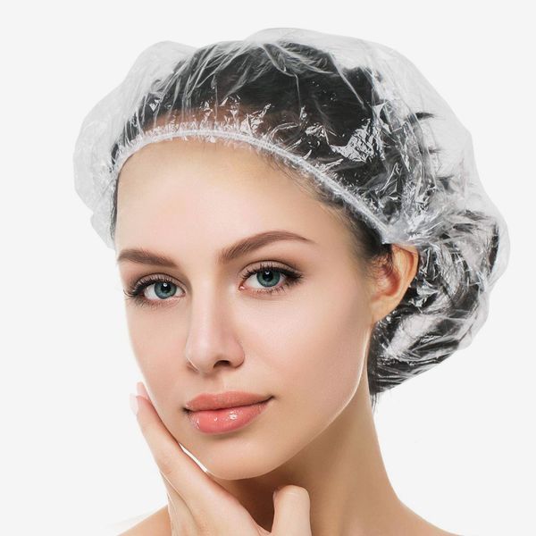 Auban Disposable Shower Cap, 100 Pack