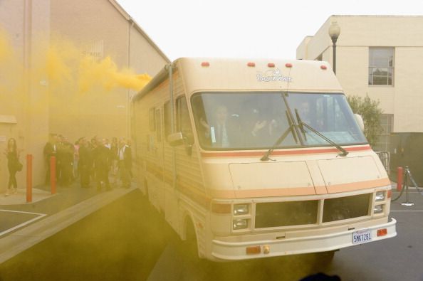 Bryan Cranston and Aaron Paul Drove the Breaking Bad RV Tonight