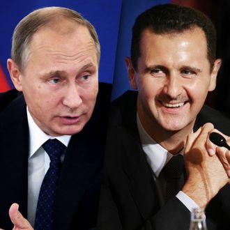 Vladimir Putin and Bashar al-Assad