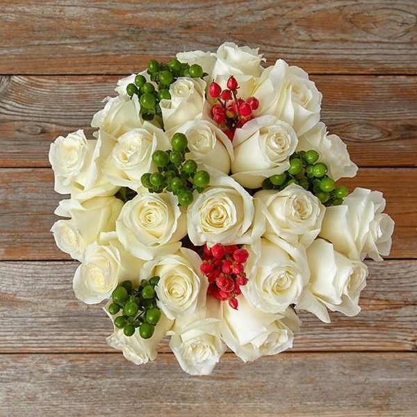 Bouqs Snowfall Bouquet - Deluxe