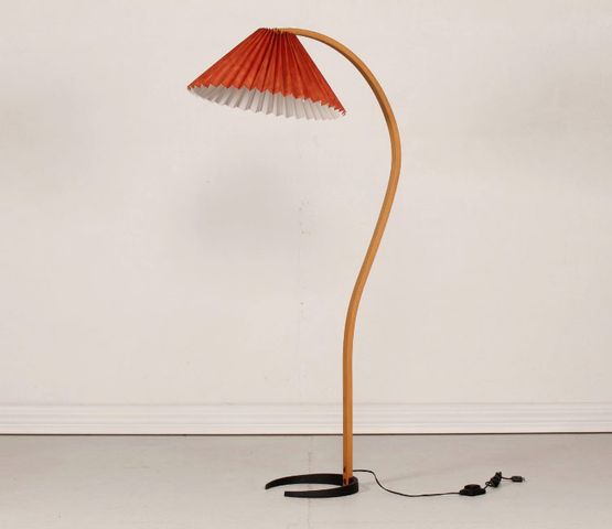 Danish Beech Floor Lamp by Mads Caprani