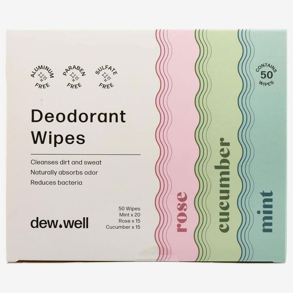 Dew Well Refresh Deodorant Wipes