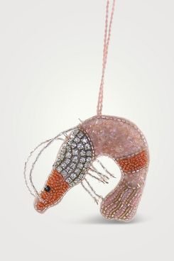 Cody Foster & Co. Beaded Shrimp Ornament