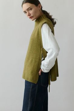 Tercette Tie Side Sweater Vest