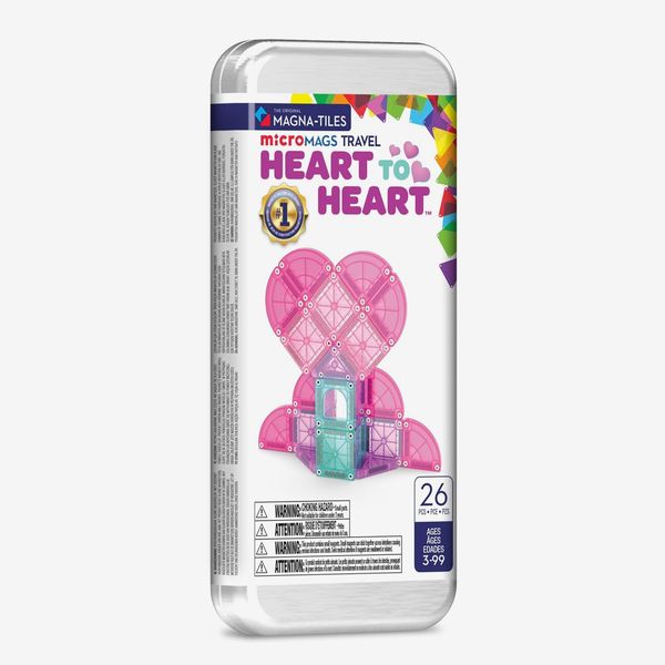 Magna-Tiles microMAGS 26-Piece Heart to Heart Travel Set